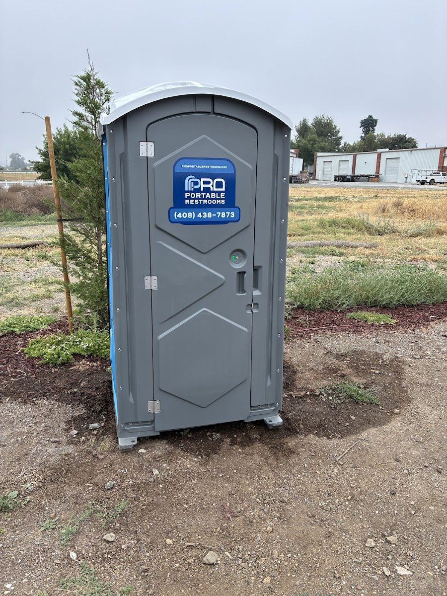 A spacious ADA-accessible portable restroom